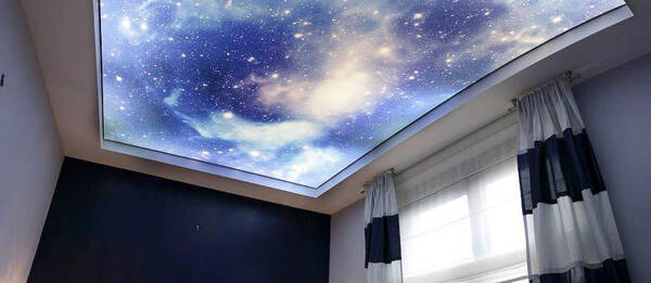 Звёздное небо натяжной потолок